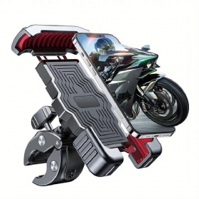 Bicycle-mounted phone holder